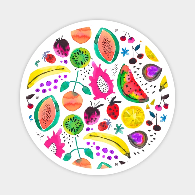 Tropical fruits Multi Magnet by ninoladesign